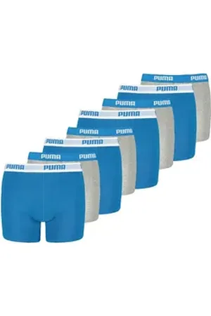 PUMA Boxer Jungen Boxershort 8er Pack Baumwolle (Packung, 8er Pack) blau|bunt|grau 128