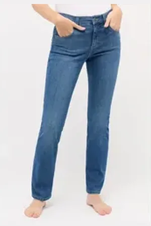 Angels Gerade Jeans – Bootcut Damenjeans im Slim Fit blau 40/31