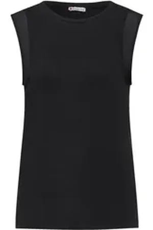 Street one Shirttop - Ärmelloses Top - sommerliches Top - klassisches Top einfarbig schwarz 38