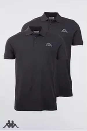 Kappa Poloshirt Venist Men 2er Pack grau 4XL