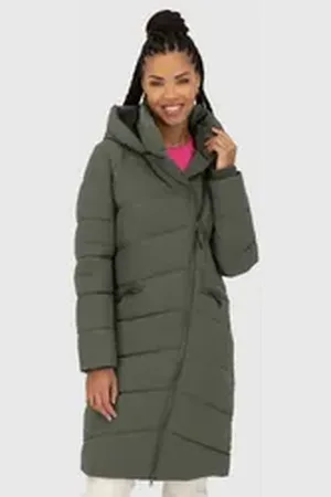 alife kickin Wintermantel NimaAK A Puffer Parka CS Winterparka, Winterjacke grün 34