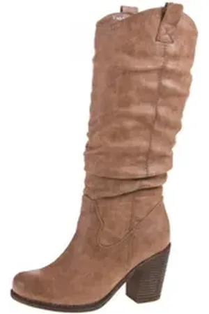 AvaMia Damen Winter Schuhe Boots Damenstiefel Winterstiefel Blockabsatz Winterstiefel grün 37 EU