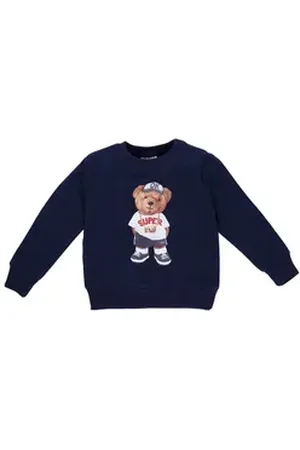 NINI Kapuzenpullover Pullover Teddybär (1-tlg) blau 92 (18-24 Monate)
