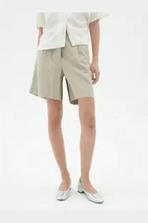 Thinking Mu Bundfaltenhose Hemp Lia Shorts beige 36