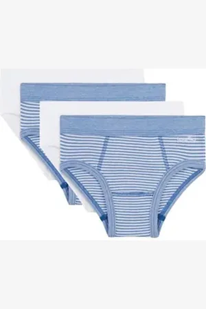 Sanetta Slip Jungen Slip 4er Pack Baumwolle (Packung, 4er Pack) blau|bunt 116