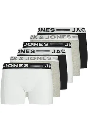 JACK & JONES Boxer Jungen Boxershort 6er Pack Baumwolle (Packung, 6er Pack) bunt|grau|schwarz 164