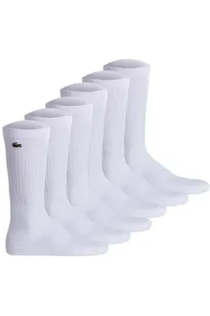 Lacoste Kurzsocken Unisex Socken 6er Pack Baumwolle (Packung, 6er Pack) weiß 43-46