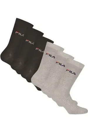 Fila Sportsocken Unisex Socken 6er Pack Baumwolle (Packung, 6er Pack) bunt|grau|schwarz 43-46
