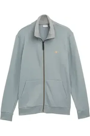 TOM TAILOR Sweatjacke grün L