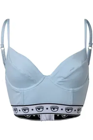 Chiara Ferragni Bustier Damen Bustier 1er Pack Baumwolle (Packung, 1er Pack) blau XL