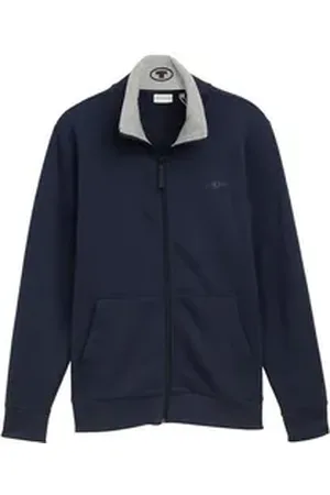 TOM TAILOR Sweatjacke blau XL