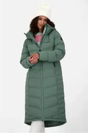 alife kickin Wintermantel NinaAK A Puffer Coat CS Puffermantel, Winterparka Lang geschnitten grün 44