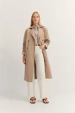 Bugatti Trenchcoat wasserabweisend beige|braun 38