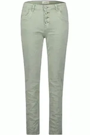 Cartoon Boyfriend-Jeans grün 38