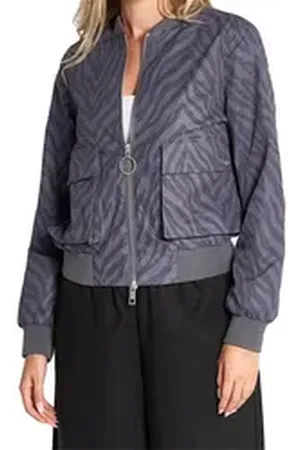 Zhrill Bomberjacke ZHJULIE ANIMAL grau L