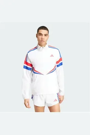 adidas Performance Laufjacke ADIZERO RETRO LAUFJACKE weiß L
