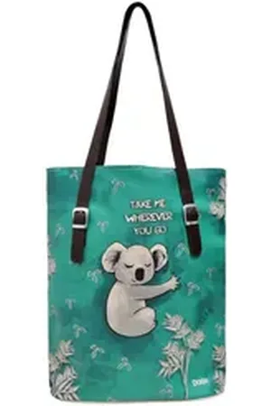 Dogo Umhängetasche Damen Tall Bag Umhängetasche - Tall Bag Vegan Damen Handtas, Vegan grün