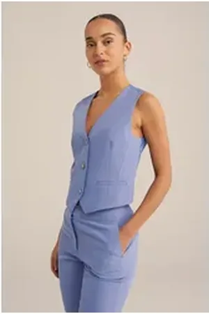 WE Fashion Sweatweste lila 44