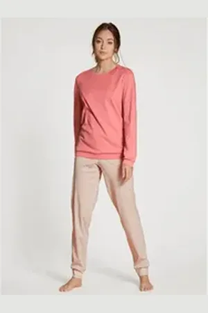 Calida Pyjama Midsummer Dreams Damen (2 tlg) rosa L (48/50)