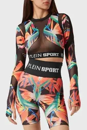 Philipp Plein Lauftop Sport Top schwarz XS