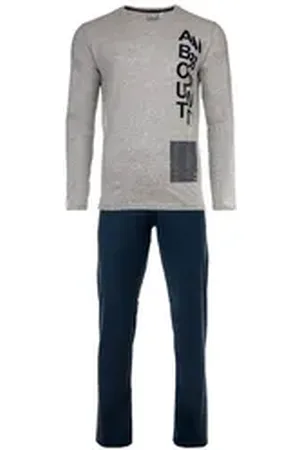 Sanetta Pyjama Jungen Pyjama Baumwolle (2 tlg) blau|bunt|grau 140