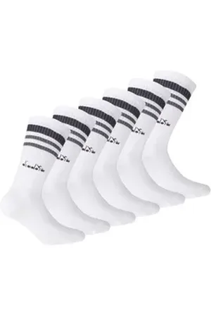 Diadora Sportsocken Unisex Socken 6er Pack Baumwollmischung (Packung, 6er Pack) weiß 39-42