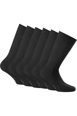 Rohner Socks Kurzsocken Unisex Socken 6er Pack Baumwolle (Packung, 6er Pack) schwarz 43-46 (8.5-11 UK)