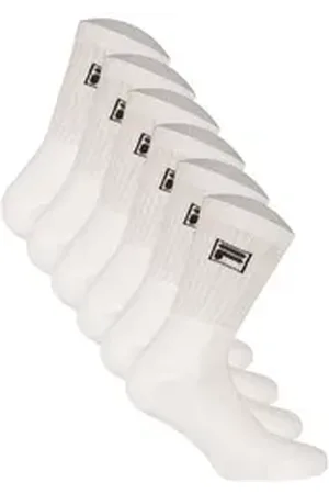 Fila Kurzsocken Unisex Socken 6er Pack Baumwolle (Packung, 6er Pack) weiß 43-46 (9-11 UK)
