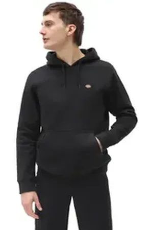 Dickies Hoodie Oakport Gewebtes -Logo auf der Brust schwarz S