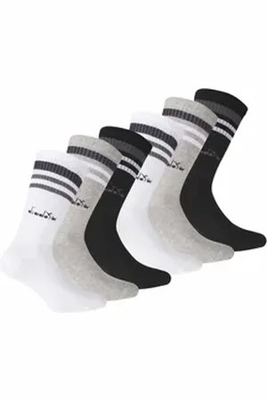 Diadora Sportsocken Unisex Socken 6er Pack Baumwollmischung (Packung, 6er Pack) bunt|grau|schwarz 43-46