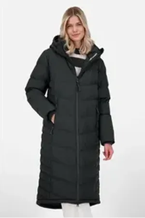 alife kickin Wintermantel NinaAK A Puffer Coat CS Puffermantel, Winterparka Lang geschnitten schwarz 40