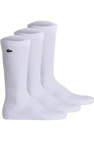 Lacoste Kurzsocken Unisex Socken 3er Pack Baumwolle (Packung, 3er Pack) weiß 43-46