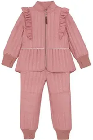 EN FANT Schneeoverall Thermal Set Girl with Glitter rosa 86 - ca. 18 Monate