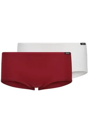 Skiny Panty Mädchen Panty 2er Pack Baumwolle (Packung, 2er Pack) bunt|rot 140