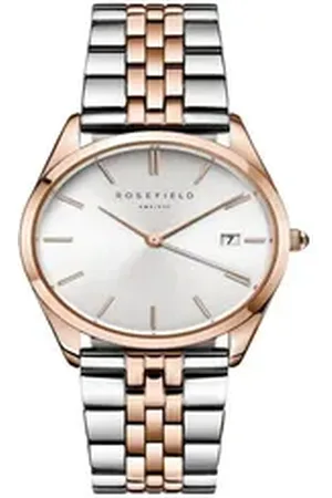 ROSEFIELD Quarzuhr Damenuhr Ace Silber Rosegold Bicolor ACSRD-A06 silberfarben
