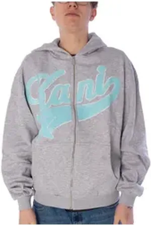 Karl Kani Sweatjacke Ziphoodie Star Logo grau S