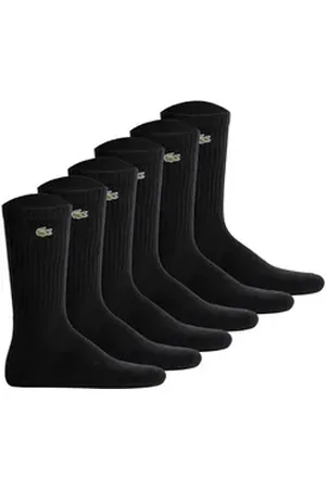 Lacoste Kurzsocken Unisex Socken 6er Pack Baumwolle (Packung, 6er Pack) schwarz|weiß 43-46