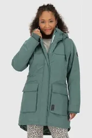 alife kickin Winterjacke CharlizeAK A Parka CS Damenjacke blau 40