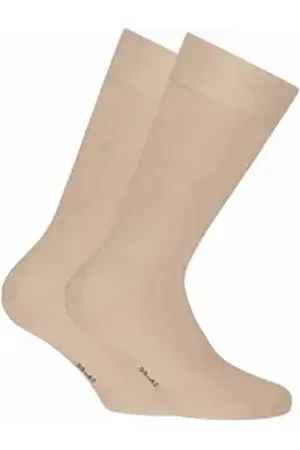 Rohner Socks Kurzsocken Unisex Socken 2er Pack Viskose Bamboo 2er pack (Packung, 2er Pack) beige 43-46