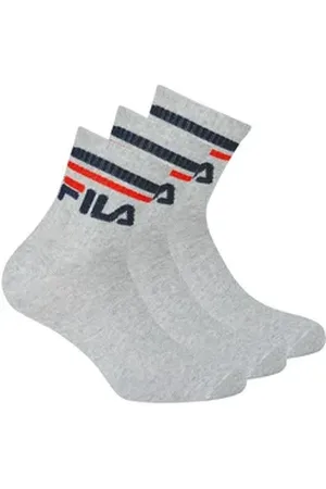 Fila Kurzsocken Unisex Socken 3er Pack Baumwolle (Packung, 3er Pack) grau 39-42