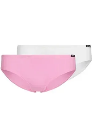 Skiny Slip Mädchen Slip 2er Pack Baumwolle (Packung, 2er Pack) rosa 164