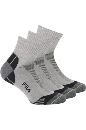 Fila Kurzsocken Unisex Socken 3er Pack Polyester (Packung, 3er Pack) grau 43-46