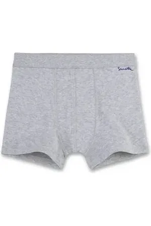 Sanetta Boxer Jungen Boxershort 1er Pack Baumwolle (Packung, 1er Pack) grau 104