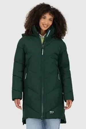 alife kickin Steppmantel LunaAK A Coat CS WIntermantel, Damenparka grün 34