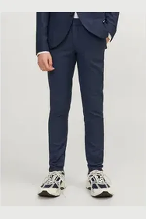 JACK & JONES Junior Anzughose JPRSOLARIS TROUSER NOOS JNR blau 158
