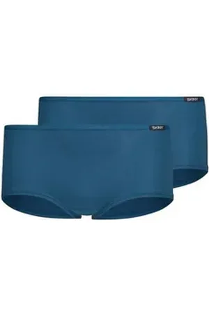 Skiny Panty Mädchen Panty 2er Pack Baumwolle (Packung, 2er Pack) blau 140