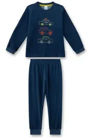Sanetta Pyjama Jungen Pyjama Baumwolle (2 tlg) blau 128