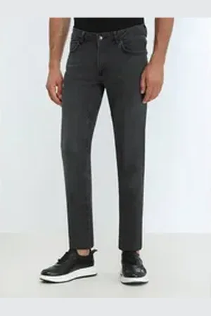 Kip Regular-fit-Jeans Dunkelgraue Slim Fit Denim Baumwollmischung Hose 28