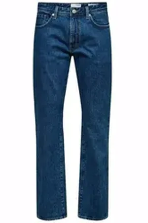 SELECTED HOMME Straight-Jeans blau