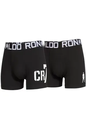 CR7 - Cristiano Ronaldo CR7 Boxer Jungen Boxershort 2er Pack Baumwolle (Packung, 2er Pack) schwarz 158/164
